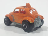 1988 Hot Wheels Color Racers Baja Bug Volkswagen VW Beetle Metallic Orange Brown To Yellow Die Cast Toy Car Vehicle