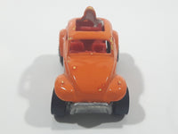 1988 Hot Wheels Color Racers Baja Bug Volkswagen VW Beetle Metallic Orange Brown To Yellow Die Cast Toy Car Vehicle