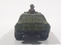 1973 Lesney Products Matchbox Rolamatics No. 28 Stoat Army Green Die Cast Toy Car Army Military Scout Lookout Vehicle