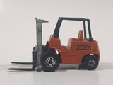 Vintage 1972 Lesney Products Matchbox Superfast No. 15 Fork Lift Truck Orange Die Cast Toy Car Warehouse Yard Machinery Vehicle
