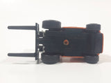 Vintage 1972 Lesney Products Matchbox Superfast No. 15 Fork Lift Truck Orange Die Cast Toy Car Warehouse Yard Machinery Vehicle