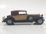 Vintage 1969 Lesney Matchbox Models of YesterYear No. Y-15 1930 Packard Victoria Gold Burgundy Red Die Cast Toy Antique Car Vehicle