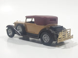 Vintage 1969 Lesney Matchbox Models of YesterYear No. Y-15 1930 Packard Victoria Gold Burgundy Red Die Cast Toy Antique Car Vehicle