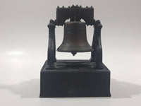 Vintage Financial Promotions Co. 1776-1976 United States of America Bicentennial Cast Iron Liberty Bell 4 5/8" Tall Coin Bank