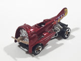 1996 Hot Wheels First Editions Dog Fighter Metalflake Red Die Cast Airplane Style Toy Car Vehicle