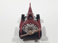 1996 Hot Wheels First Editions Dog Fighter Metalflake Red Die Cast Airplane Style Toy Car Vehicle