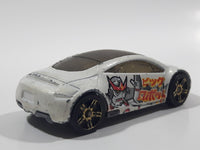 2006 Hot Wheels Sci-Fi Hiway Mitsubishi Eclipse Concept White Die Cast Toy Car Vehicle