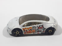 2006 Hot Wheels Sci-Fi Hiway Mitsubishi Eclipse Concept White Die Cast Toy Car Vehicle