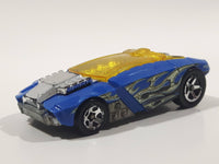 2013 Hot Wheels Dragon Destroyer Rogue Hog Blue Die Cast Toy Car Vehicle