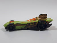 2013 Hot Wheels Dragon Destroyer Power Bomb Green Die Cast Toy Car Vehicle