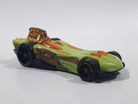 2013 Hot Wheels Dragon Destroyer Power Bomb Green Die Cast Toy Car Vehicle