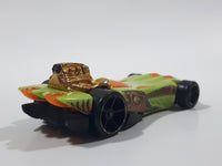 2013 Hot Wheels Dragon Destroyer Power Bomb Green Die Cast Toy Car Vehicle