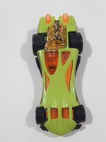 2013 Hot Wheels Dragon Destroyer Power Bomb Green Die Cast Toy Car Vehicle