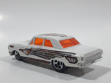 2003 Hot Wheels Serpent Cyclone Ford Thunderbolt White Die Cast Toy Muscle Car Vehicle