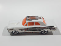 2003 Hot Wheels Serpent Cyclone Ford Thunderbolt White Die Cast Toy Muscle Car Vehicle