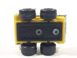 Vintage 1973 Lesney Matchbox Superfast No. 50 Articulated Semi Tractor Truck White and Yellow Die Cast Toy Car Vehicle