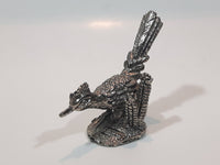 1989 JC Roadrunner Pheasant Bird 2" Tall Solid Pewter Metal Figurine