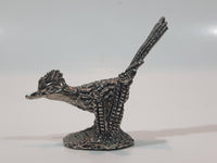 1989 JC Roadrunner Pheasant Bird 2" Tall Solid Pewter Metal Figurine