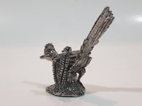 1989 JC Roadrunner Pheasant Bird 2" Tall Solid Pewter Metal Figurine