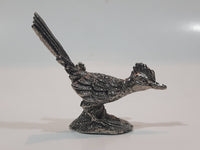 1989 JC Roadrunner Pheasant Bird 2" Tall Solid Pewter Metal Figurine