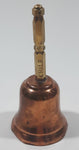 Chile Copper Bell with Drill Bit Style Handle 4 1/4" Tall Missing The Clapper