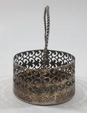 Miniature Small Metal Ornate Basket