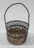 Miniature Small Metal Ornate Basket