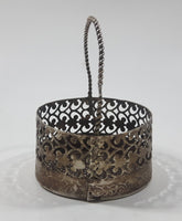 Miniature Small Metal Ornate Basket