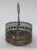 Miniature Small Metal Ornate Basket