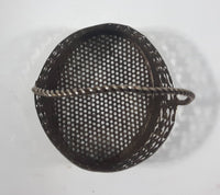 Miniature Small Metal Ornate Basket