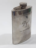 PT 'look good feel great' 6 oz. Curved Stainless Steel Pocket Flask