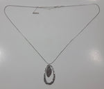 Joe Fresh Shiny Silver Tone Metal 30" Long Necklace