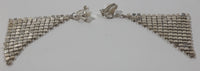 Vintage Circle Sheet Triangle Shaped Metal Clip On Earrings