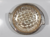 Vintage Vikana Electroplated Brass Silver Metal Candy Nut Dish