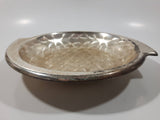 Vintage Vikana Electroplated Brass Silver Metal Candy Nut Dish