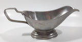 Vintage 8 1/2" Metal Gravy Boat Dish