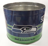 Seattle Seahawks NFL Football Team Popcorn Large 9" Wide Tin Metal Canister NO LID