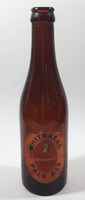 Vintage 1950s Whitbread Pale Ale Beer 9" Tall 9.6 oz Brown Amber Glass Bottle London, England