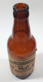 Rare Vintage Schulrheiss Patz Aecht Patzenhofer Bier 7 1/2" Tall Brown Amber Glass Beer Bottle Berlin, Germany