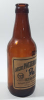 Rare Vintage Schulrheiss Patz Aecht Patzenhofer Bier 7 1/2" Tall Brown Amber Glass Beer Bottle Berlin, Germany