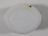 Antique Pond's Cold Cream Milk Glass Bottle 1 1/8" Tall