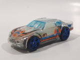 2007 Hot Wheels HW Race X-Raycers Stockar Clear Die Cast Toy Car Vehicle