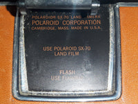 Vintage Polaroid SX-70 Land Camera with ITT Magic Flash