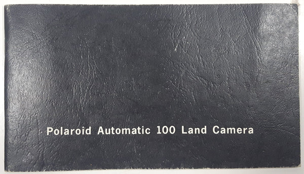 Vintage Polaroid 100 Land Camera Instructions Manual