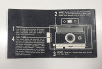 Vintage Polaroid 100 Land Camera Instructions Manual