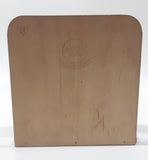 Vintage Avon Brand Woburn Abbey Country House Deer Scene Picture Ship's Wheel Wood Letter Holder Made in England