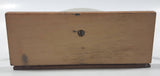 Vintage Avon Brand Woburn Abbey Country House Deer Scene Picture Ship's Wheel Wood Letter Holder Made in England