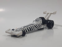 1993 Hot Wheels Dragster Funny Car White Black Die Cast Toy Race Car Vehicle McDonald's Happy Meal