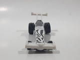 1993 Hot Wheels Dragster Funny Car White Black Die Cast Toy Race Car Vehicle McDonald's Happy Meal