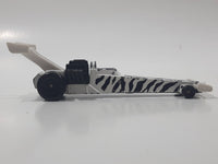 1993 Hot Wheels Dragster Funny Car White Black Die Cast Toy Race Car Vehicle McDonald's Happy Meal